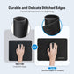 TECKNET Mouse Pad with Anti-fray Stitching, Waterproof Surface & Non-Slip Rubber Base with Stitched Edges Gaming Mouse Mat for Laptop (Black)