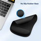 TECKNET Ergonomic Mouse Pad with Wrist Support, Portable Comfortable Mousepad for Computer, Laptop, Office (Black)