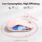 TECKNET Wireless Mouse for Laptop, 2.4G Silent Computer Mouse Quiet Click with 5 DPI Levels, Contoured Grip (Pink)