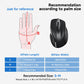 TECKNET Wireless Mouse Rechargeable, 2.4G USB-A Silent Mouse, Quiet Click, 6 Adjustable 4800 DPI, Cordless Computer Mice (Black)