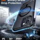 Temdan Compatible with iPhone 14 Case/iPhone 13 Case, Built-in Invisible Kickstand, Compatible with MagSafe, Shockproof