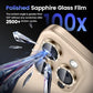 Tensea Camera Lens Protector Compatible for iPhone 16 Pro Max/16 Pro/14 Pro Max/14 Pro, Metal Aluminum Alloy Tempered Glass Cover Camera Screen