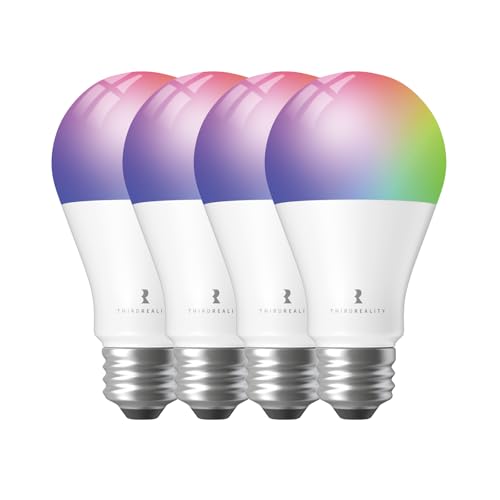 THIRDREALITY Zigbee Smart Color Bulb ZL1 4Pack, Compatible with Home Assistant(ZHA&Z2M), SmartThings, Aeotec, Homey, Hubitat or Echo Devices