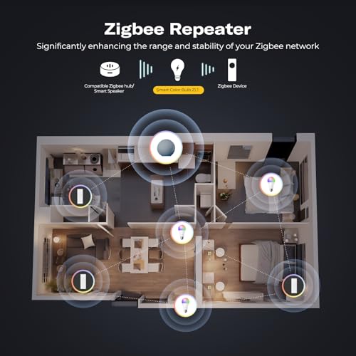 THIRDREALITY Zigbee Smart Color Bulb ZL1 4Pack, Compatible with Home Assistant(ZHA&Z2M), SmartThings, Aeotec, Homey, Hubitat or Echo Devices