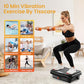 TISSCARE Vibration Plate Exercise Machine, Mini Vibrating Fitness Platform for Home Workouts