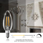 TJOY LED Candelabra Bulbs Dimmable, 60W Equivalent Chandelier Light Bulb, E12 Small Base, 4.5W 2700K Soft Warm White (12Pack)