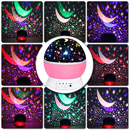 Toys for 1-10 Year Old Girls, Star Projector for Kids 2-9 Year Old Girl Gift Toy for 3-8 Year Old Girls Christmas Gift