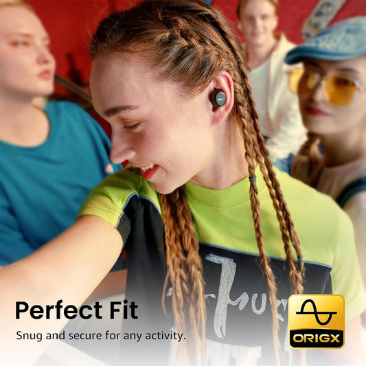 TOZO A1 Wireless Earbuds Bluetooth 5.3 Light Weight in Ear IPX5 Waterproof Headphones 2 Mic for AI Calls, Immersive Premium Sound Bass Headset