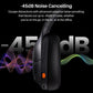 TOZO HT3 Hybrid Noise Cancelling Headphones, 90H Playtime Wireless Over Ear Bluetooth Headset, Spatial Audio AI Chat with 5 Mics