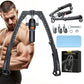 Twister Arm Trainer, 3 in 1 Hydraulic Power Chest Workout Equipment with Ab Roller Wheels and Hooks, Adjustable 22-440lbs Arm Trainer for Men Women