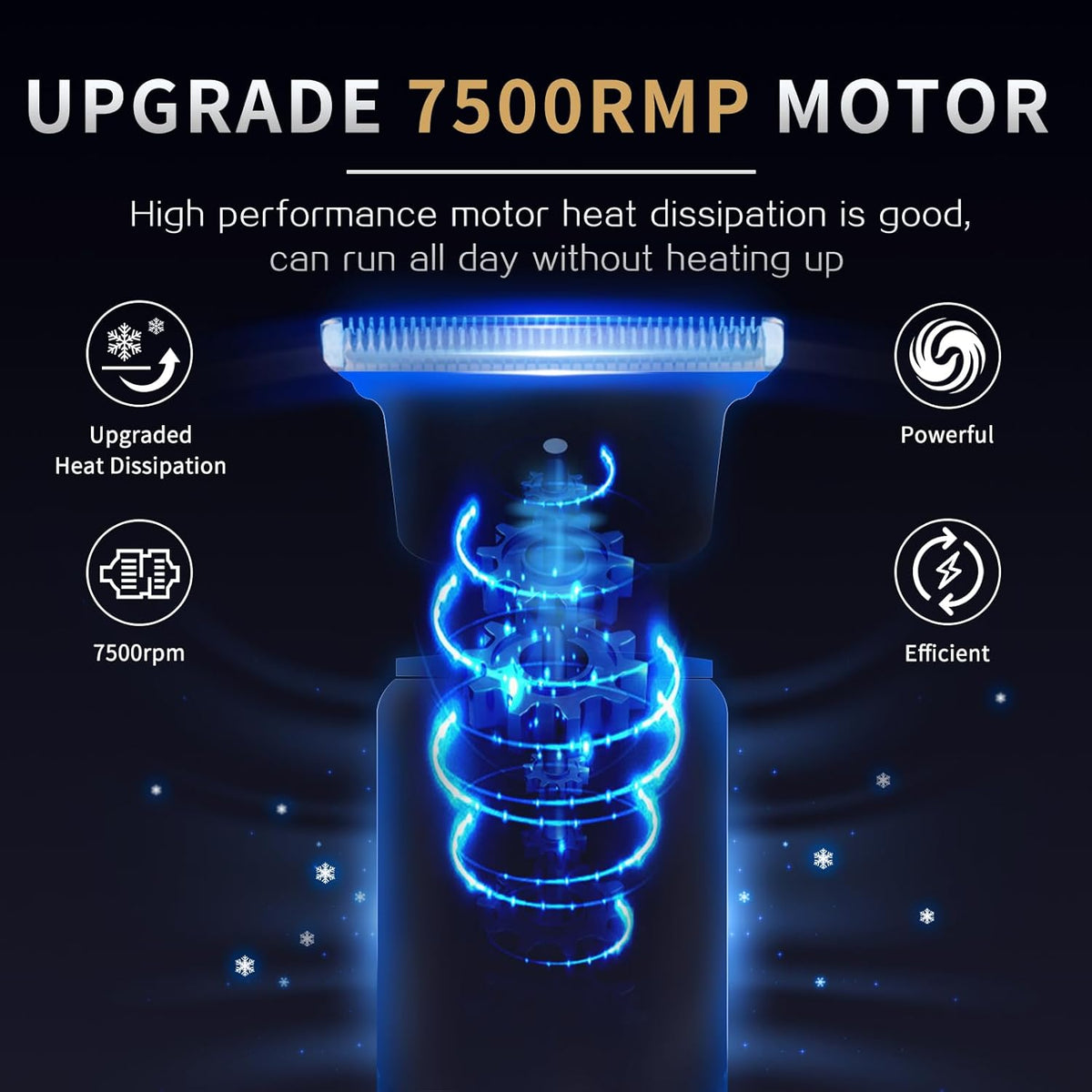 Ufree Professional Beard Trimmer for Men, Zero Gapped T-Blade Hair Clipper & Mustache Trimmer Kit with LCD Display, Precision Edgers