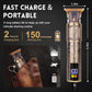 Ufree Professional Beard Trimmer for Men, Zero Gapped T-Blade Hair Clipper & Mustache Trimmer Kit with LCD Display, Precision Edgers