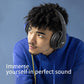 Uliptz Wireless Bluetooth Headphones, 65H Playtime, 6 EQ Sound Modes, HiFi Stereo Over Ear Headphones with Microphone