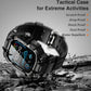 ULTIMAL Rugged Case with Band for Apple Watch 49mm, Compatible with Apple Watch Ultra 3/2/1, Shockproof Bumper Cover (Black, 49mm)