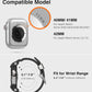 ULTIMAL Rugged Case with Band for Apple Watch Band Series 42mm 11/10, Shockproof Bumper Cover, Full Protective Shockproof (Black)