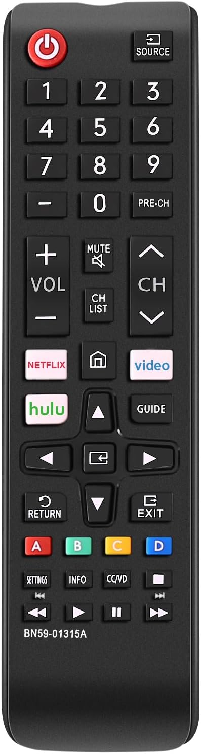 Universal Remote Control for All Samsung TV Remote Compatible All Samsung LCD LED HDTV 3D Smart TVs Models