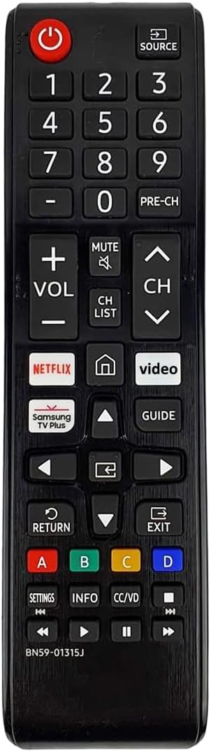 Universal Samsung-TV-Remote, BN59-01315J Remote Replacement for All Samsung LCD LED HDTV 3D Smart TVs
