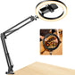 Upgrade Ring Light Overhead Camera Phone Mount for Desk, Evershop 10” Selfie Light with Stand Tripod for iPhone, Light with Phone Holder