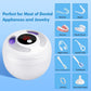 Upgraded Ultrasonic Retainer Cleaner Machine, 45kHz Ultrasonic Dentures Cleaner for Night Guards, Braces, Aligner, Toothbrush (White)