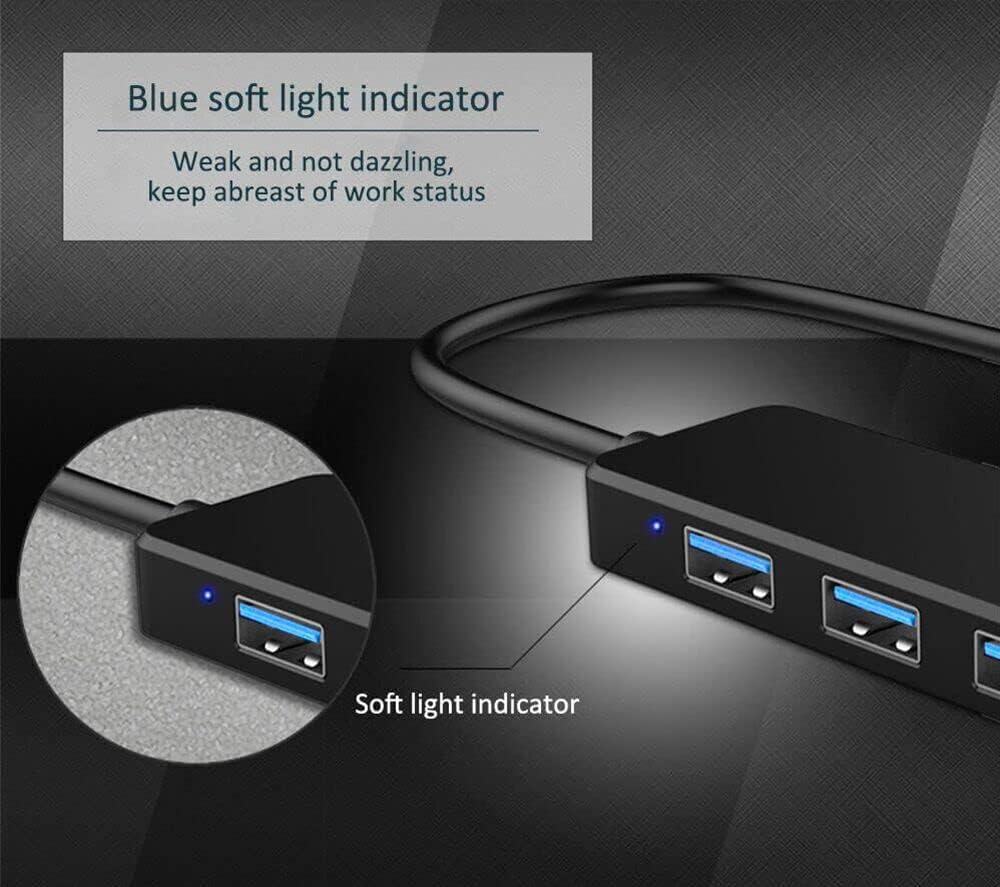 USB 3.0 Hub, VIENON 4-Port USB Hub USB Splitter USB Expander for Laptop, Xbox, Flash Drive, HDD, Console, Printer, Camera, Keyborad