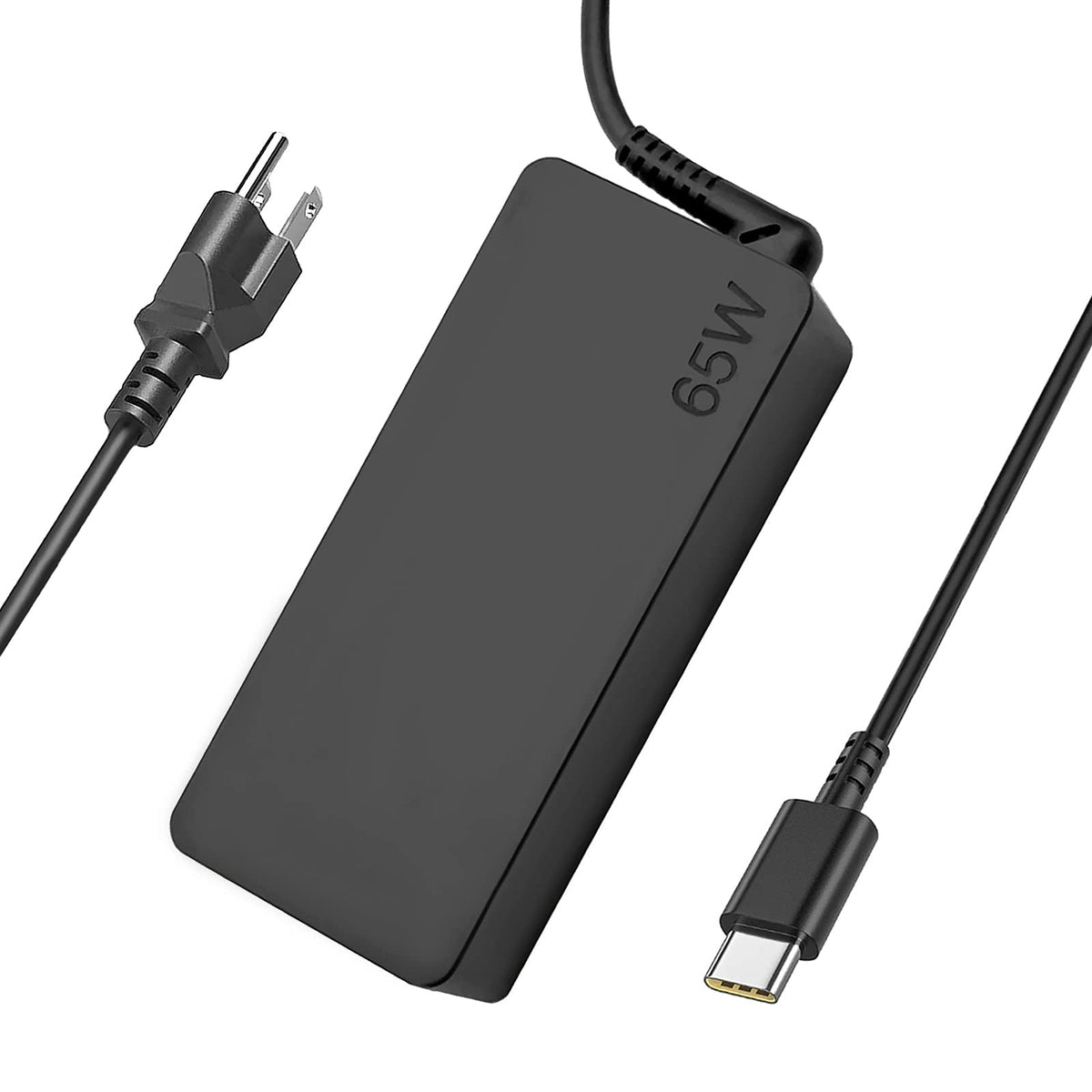 USB-C 65W 45W AC Replacement Charger Compatible with Lenovo ThinkPad T480 T490 T580 ADLX65YDC2A ADLX65YLC2D ADLX65YDC3A ADLX65YDC2D chromebook 2nd Gen