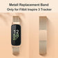 Vanjua for Fitbit Inspire 3 Bands Women Men, Stainless Steel Metal Mesh Loop Adjustable Magnetic Wristband Replacement Straps