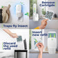 VEYOFLY Fly Trap Indoor, Fruit Fly Traps for Indoors Flying Insect (2 Device + 4 Refills) Gnat Traps for House Indoor, Bug Zapper Indoor