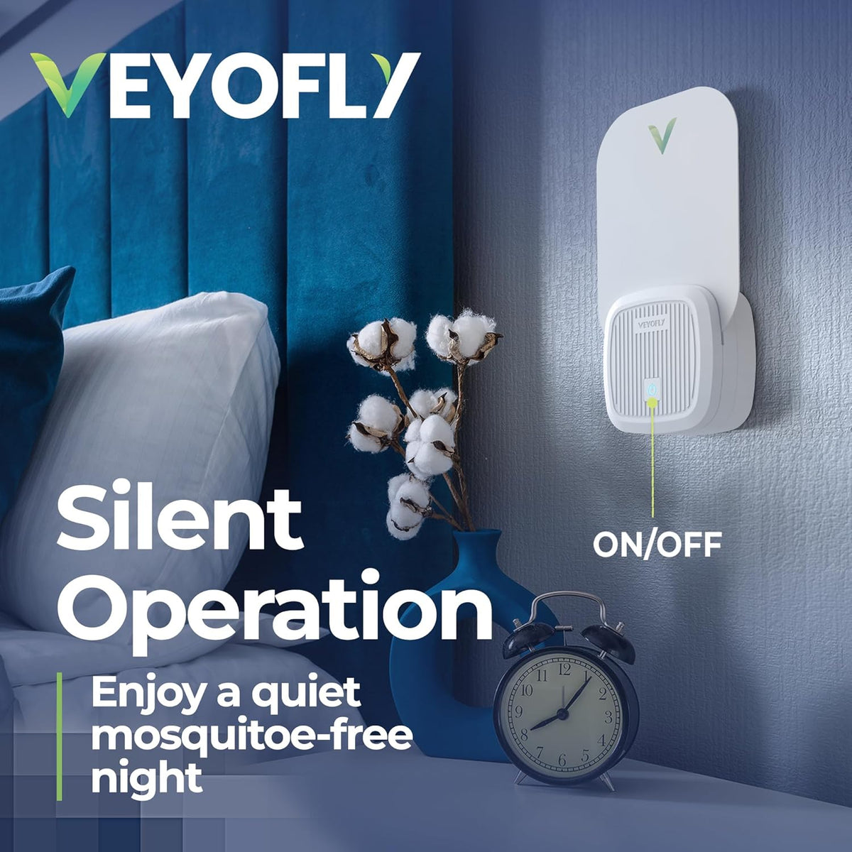 VEYOFLY Fly Trap Indoor, Fruit Fly Traps for Indoors Flying Insect (2 Device + 4 Refills) Gnat Traps for House Indoor, Bug Zapper Indoor