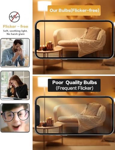 Vgogfly LED Bulb 3W 25 Watt Equivalent Light Bulbs Night Stand Table Lamp Warm White 2700K LED Energy Saving E26 Medium Screw Base