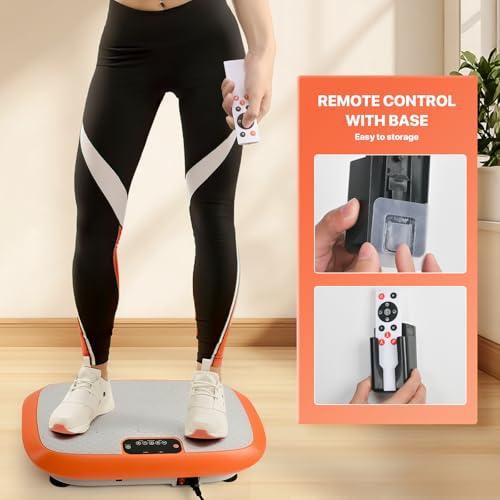 Vibration Plate Exercise Machine, Whole Body Vibration Platform for Home Fitness
