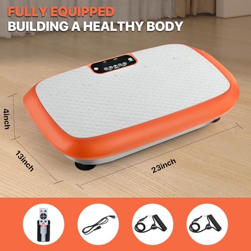 Vibration Plate Exercise Machine, Whole Body Vibration Platform for Home Fitness