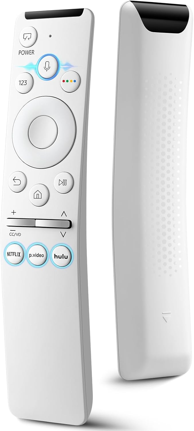 Voice Remote for Samsung-Smart-TV-Remote-Control-Replacement, Universal for Samsung Frame Crystal QLED OLED UHD 4K 8K Voice Smart TV