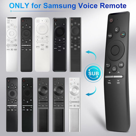 Voice Replacement for Samsung-Smart-TV-Remote, New Upgraded BN59-1266A for Samsung Remote Control with Voice Function.