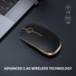 VssoPlor Wireless Mouse, 2.4G Slim Portable Computer Laptop Mouse with Nano Receiver Quiet Silent Optical Mice for Notebook, PC, Laptop