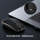VssoPlor Wireless Mouse, 2.4G Slim Portable Computer Laptop Mouse with Nano Receiver Quiet Silent Optical Mice for Notebook, PC, Laptop