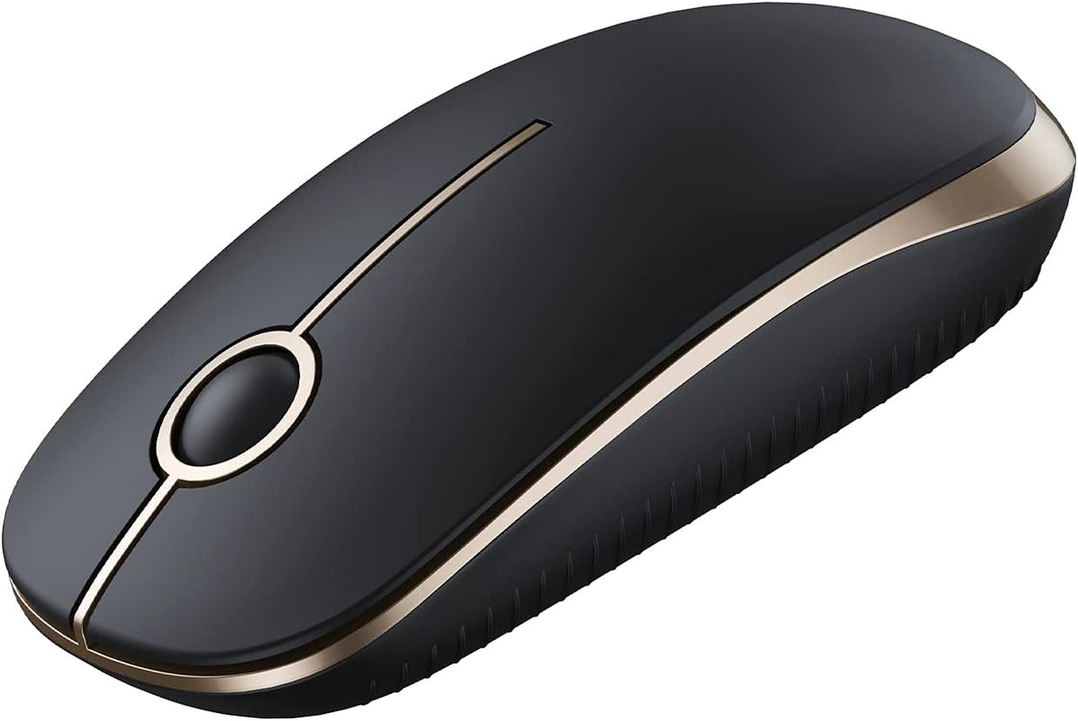 VssoPlor Wireless Mouse, 2.4G Slim Portable Computer Laptop Mouse with Nano Receiver Quiet Silent Optical Mice for Notebook, PC, Laptop