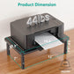 WALI Computer Monitor Stand for Desk, Adjustable Laptop Riser, Desk Monitor Stand Underneath Storage for Office, Home (Black)