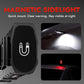 WARSUN T9 PRO Rechargeable EDC Flashlight - 1500 Lumens LED Pocket Flashlight, Magnetic Work Light with Clip for Dog Walking, Camping, Hiking