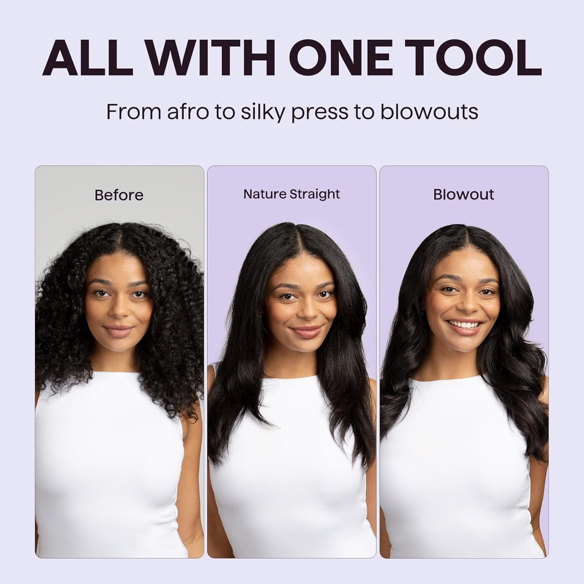 Wavytalk Blowout Boost Thermal Brush, 1.5 inch Heated Round Brush for Blowout Look, Negative Ion Technology, Ceramic Tourmaline (White)