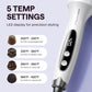 Wavytalk Blowout Boost Thermal Brush, 1.5 inch Heated Round Brush for Blowout Look, Negative Ion Technology, Ceramic Tourmaline (White)