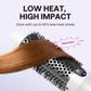 Wavytalk Blowout Boost Thermal Brush, 1.5 inch Heated Round Brush for Blowout Look, Negative Ion Technology, Ceramic Tourmaline (White)