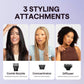 Wavytalk Hair Dryer with Diffuser, Blown Away Ionic Hair Dryer for Curly Hair with Comb, 1875W Fast Drying Blow Dryer with Ceramic Technology (Black)