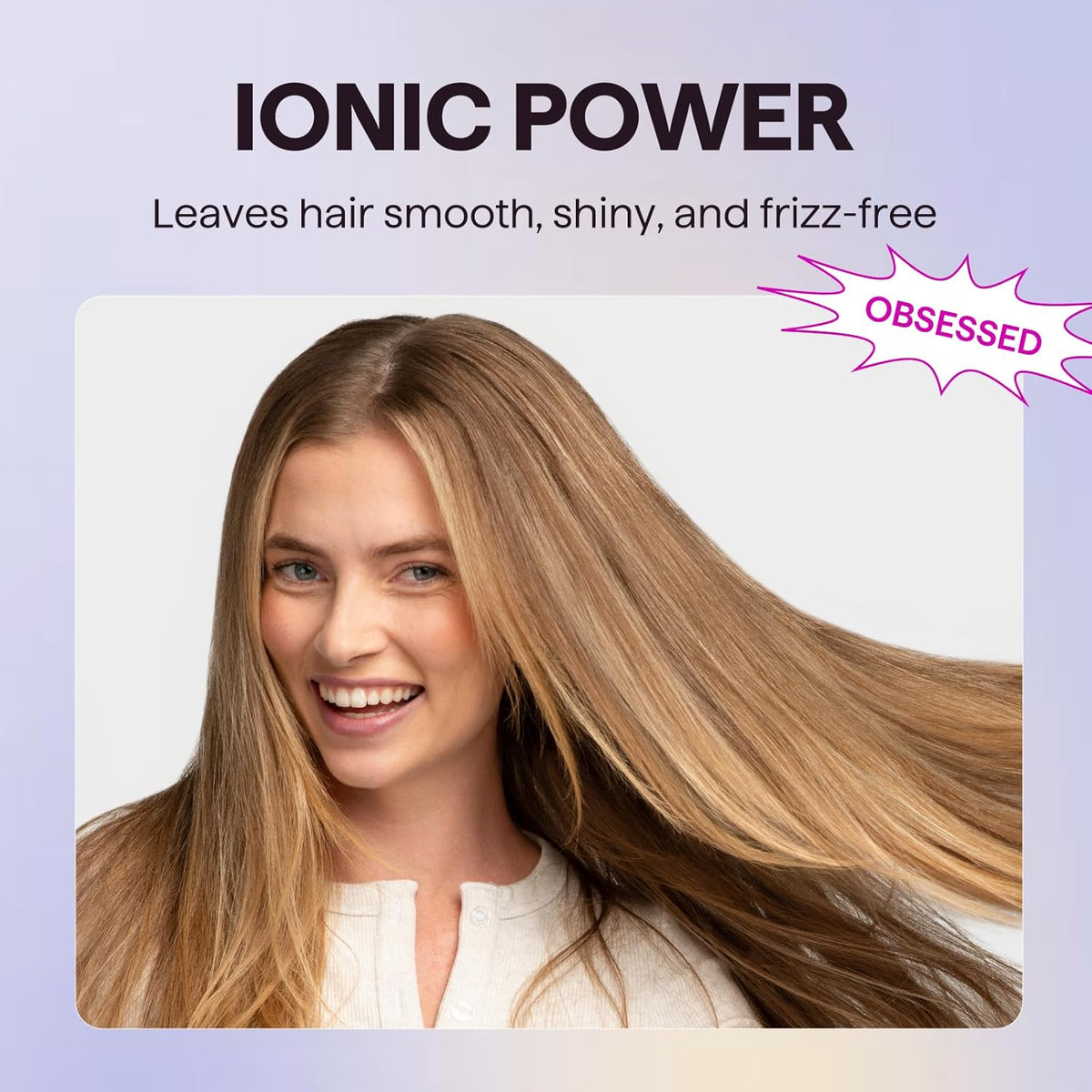 Wavytalk Hair Dryer with Diffuser, Blown Away Ionic Hair Dryer for Curly Hair with Comb, 1875W Fast Drying Blow Dryer with Ceramic Technology (Black)