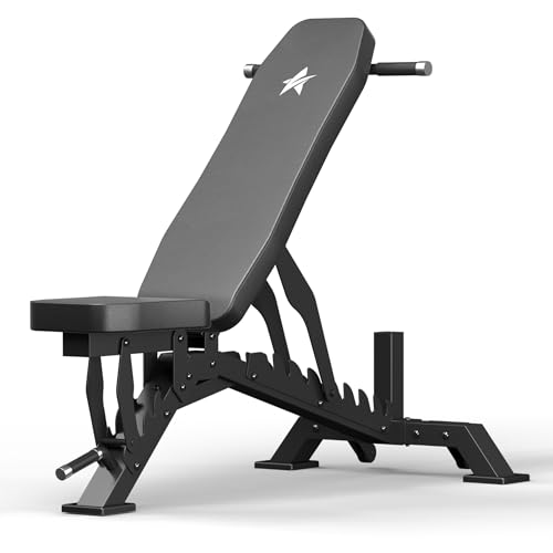 Weight Bench, Adjustable Workout Bench for Home Gym Full Body Workout, 1300LBS Weight Capacity Bench Press, Flat/Incline Bench