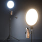 Weilisi 10.5" Ring Light with 69" Tripod Stand and Phone Holder Kit, Full-Screen Zoom Lighting for Video Recording, Makeup, Live Stream