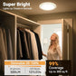 Wireless Closet Lights Motion Sensor - No Wiring Rechargeable Ceiling Light Night Light Indoor, Battery Operated Led Lights for Bedroom with Remote