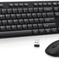 Wireless Keyboard and Mouse Combo, EDJO Silent Full Size Cordless USB Keyboard Mouse, 2.4GHz Lag-Free, Long Battery Life, for Computer (Black, 1 Pack)