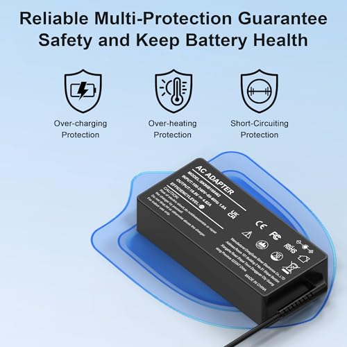 XOUBZ 90W Universal Laptop Charger Compatible with HP Lenovo Dell Acer Asus Toshiba IBM Fujitsu Notebook Ultrabook Chromebook Computer Charger AC