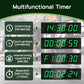 YZ Gym Timer Clock for Home Gym, Fitness Timer with Stopwatch Button, Large Digital Stopwatch Countdown Clock, 12/24H Digital Wall Clock, with Stand