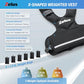 ZELUS Weighted Vest for Men and Women - 4-10lb/11-20lb/20-32lb Vest with 6 Ironsand Weights for Home Workouts